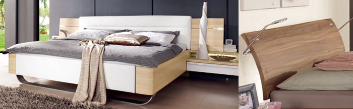 Стильные гнутые ножки и спинки (изголовья) кроватей