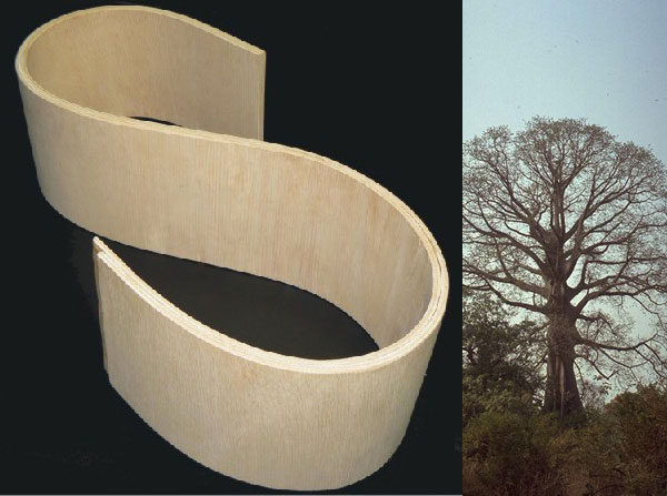 Гибкая фанера без покрытия лаком и шпоном