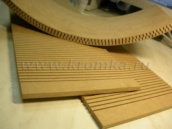 Пример бескаркасного склеивания листов МДФ Пример бескаркасного склеивания листов МДФ