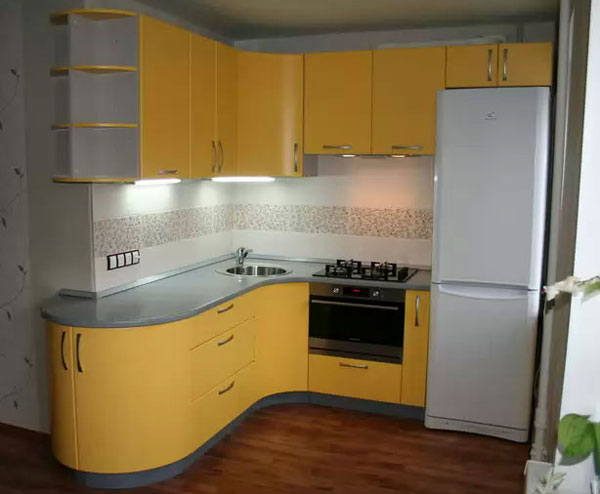 Еще один применения гибкого МДФ в кухонных мебельных фасадах Еще один применения гибкого МДФ в кухонных мебельных фасадах