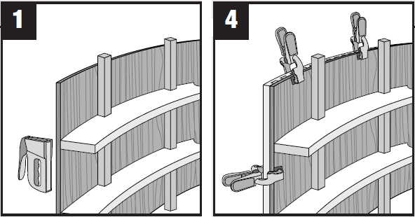 Порядок фиксации гибкого МДФ
