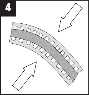 Сэндвич метод - с использованием гибкой фанеры и двух листов МДФ