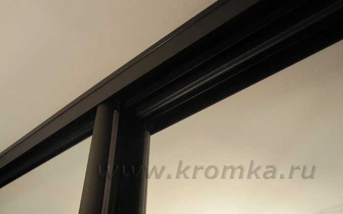 Верхняя часть шкафа-купе в гардеробной