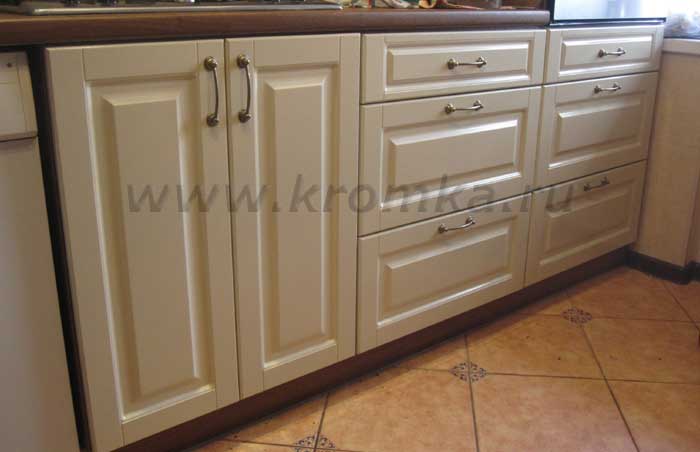 Кухонные фасады из фигурного профилированного МДФ