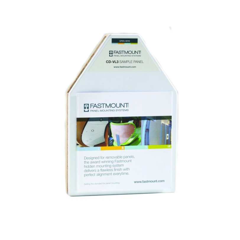 Образец панели А5 для линейки металлических клипс