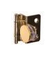 GH34-8G  Петля полунакладная для стеклянной двери